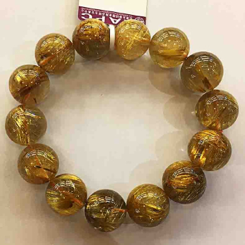泰晶圆形手链 规格14mm 重量 54.29克 编码 82102515