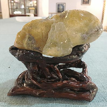 发晶观音摆件 规格// 重量 // 编码 47000043