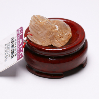 泰晶皮丘挂坠 规格/mm 重量 19.19克 编码 92202717