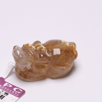 泰晶皮丘挂坠（板金） 规格32*20*14.5mm 重量 14.18克 编码 92202179