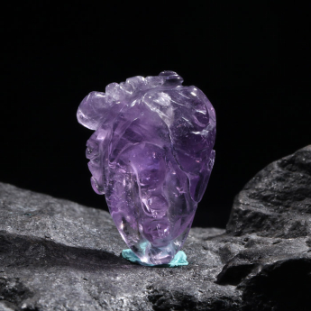 紫晶特色挂坠 规格18*25mm 重量 // 编码 93000492