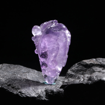 紫晶特色挂坠 规格23*41mm 重量 // 编码 93000756