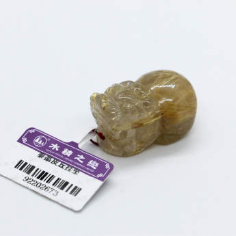 泰晶皮丘挂坠 规格/mm 重量 14.68克 编码 92202673