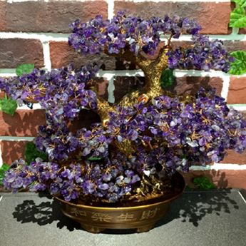 和乐生财招财树-紫晶 规格高35宽35cm 重量 // 编码 94000155