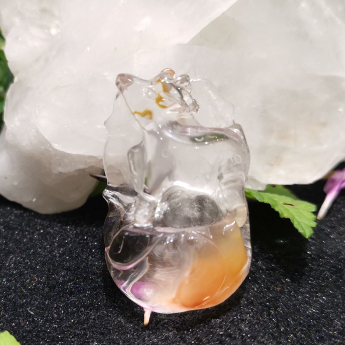 兔毛梅花鹿挂坠 规格// 重量 // 编码 80001507