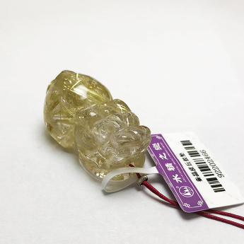 泰晶皮丘挂坠 规格/mm 重量 16.27克 编码 92202466