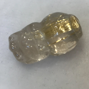 泰晶皮丘挂坠（板金） 规格29*17*14mm 重量 10.86克 编码 92201965