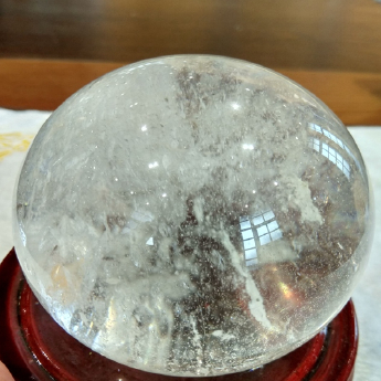 白晶景球（水晶大王收藏）（非卖品）17003071