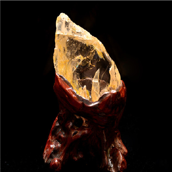黄胶花矿石标本摆件（水晶大王收藏）规格 重量 编号39077375