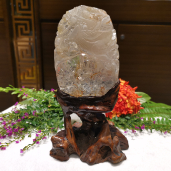 红胶花皮丘王摆件 规格// 重量 // 编码 22001215