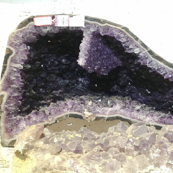 紫晶洞(水精宫殿)规格 宽42高36厚20CM重量 编号17003169