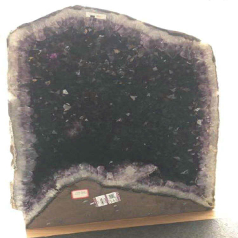 紫晶洞(水精宫殿)规格 宽46高56厚26CM重量 编号17003162