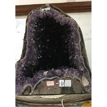 紫晶洞(水精宫殿)规格 宽36高43厚16CM重量 编号17003167