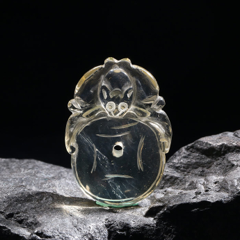 黄晶特色挂坠 规格25*36mm 重量 // 编码 93000056