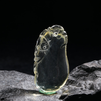 黄晶特色挂坠 规格20*40mm 重量 // 编码 93000343