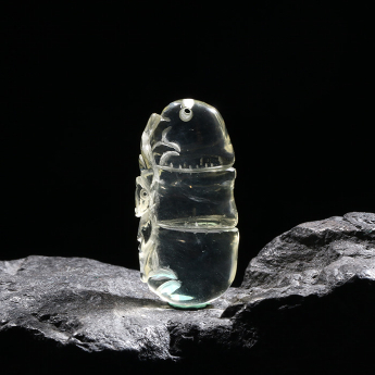黄晶特色挂坠 规格19*39mm 重量 // 编码 93000345