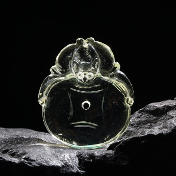 黄晶特色挂坠 规格31*35mm 重量 // 编码 93000464