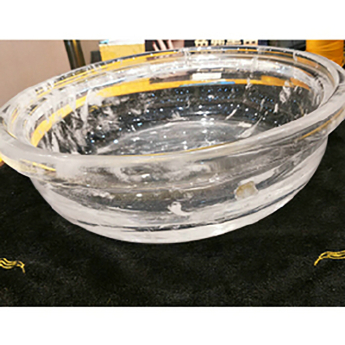 原石水晶锅 规格22*9cm 重量 // 编码 35100041