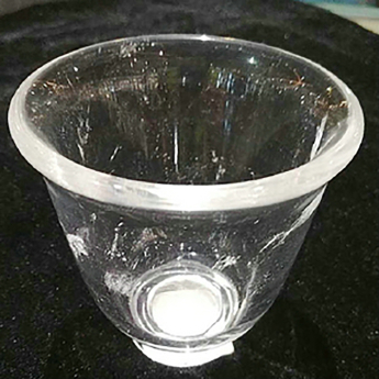 原石水晶喇叭杯弧口规格9.5*9重量编号35101030
