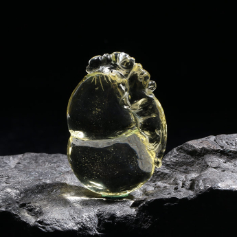 黄晶特色挂坠 规格40*27mm 重量 // 编码 93000958