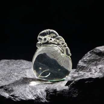 黄晶特色挂坠 规格21*27mm 重量 // 编码 93001014
