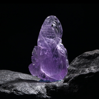 紫晶特色挂坠 规格20*34mm 重量 // 编码 93000667