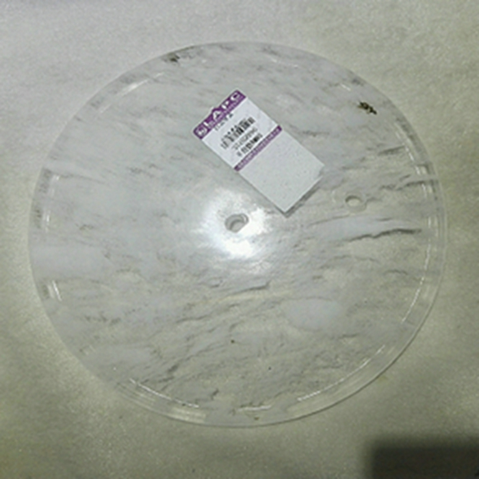 寻味顺德-SiO₂原石磨制的水晶煲盖(BRA)(有孔) 编码：35102096 规格19*1 