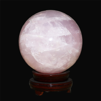 粉晶球 规格22*18cm 重量 // 编码 47000065