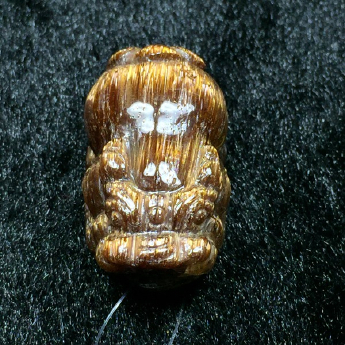 铜顺发皮丘挂坠 规格30*18mm 重量 15.83克 编码 92251806
