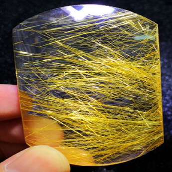 冰种泰晶梯形无字牌挂坠（13#茶） 规格50*35mm 重量 46.44克 编码 19000084
