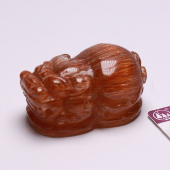 铜顺发皮丘挂坠 规格31*19*18mm 重量 17.97克 编码 92251839