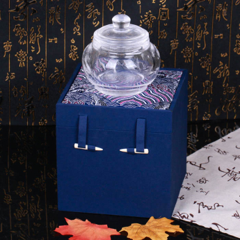 原石水晶茶叶罐(礼盒#19)规格宽10高10cm重量编号35102953