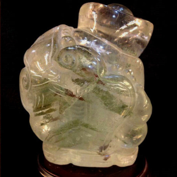 幽灵三角雕件财富如山摆件 规格15.7*9.5*8cm 重量 // 编码 33000160
