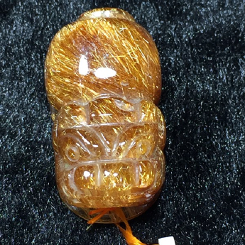 铜顺发皮丘挂坠 规格33*19*17mm 重量 19.96克 编码 92251867