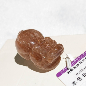 铜顺发皮丘挂坠 规格3.25×1.9×1.5mm 重量 16.33克 编码 92251852