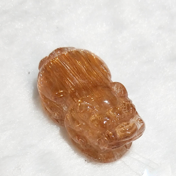 铜顺发皮丘挂坠 规格30*14mm 重量 12.89克 编码 92251772