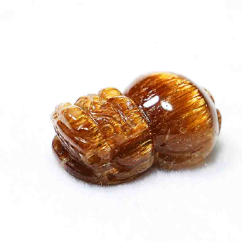 顶级猫眼金铜顺发皮丘挂坠（顶大中30B7) 规格// 重量 // 编码 92251313