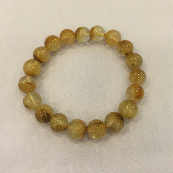 金花开发晶圆形手链 规格11mm 重量 // 编码 31002034