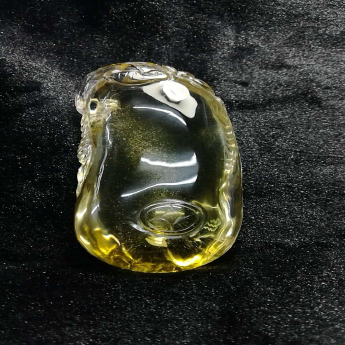 黄晶福瓜挂坠 规格94*40mm 重量 // 编码 92900607