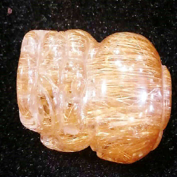 顶级猫眼金铜顺发皮丘挂坠（顶大38B5) 规格31*18*14*mm 重量 12.97克 编码 92251288