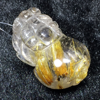 冰种泰晶板金皮丘挂坠 规格40*25*17mm 重量 27.04克 编码 92251891