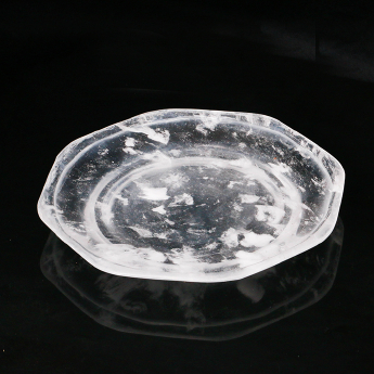 原石水晶八角形糖果碟规格宽31.5高3.5cm重量编号35102203