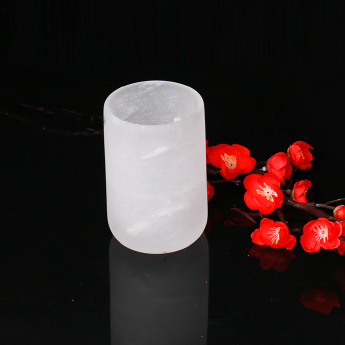 原石水晶高身直杯规格宽8高12cm重量编号35102223