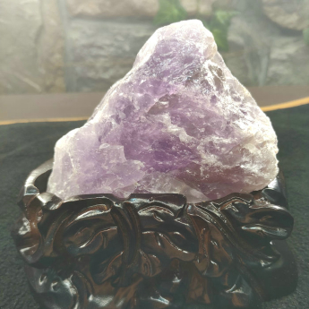 紫晶原矿石摆件（雕刻座）28000242