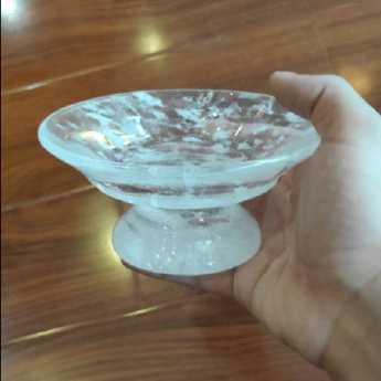 原石水晶高脚糖果碟 规格13*6/ 重量 // 编码 35200153