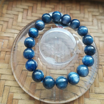 蓝晶石圆形手链 规格11mm 重量 编号92107521