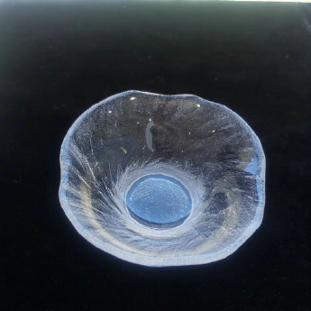 原石水晶冰烧斗笠杯（磨砂） 规格口径8.5高4.5cm 重量 编号35102644