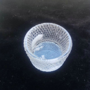 原石水晶网格杯 规格口径5.5高4cm 重量 编号35102647