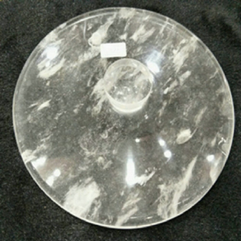 原石水晶锅盖(水晶柄) 规格19cm 重量 // 编码 35102164