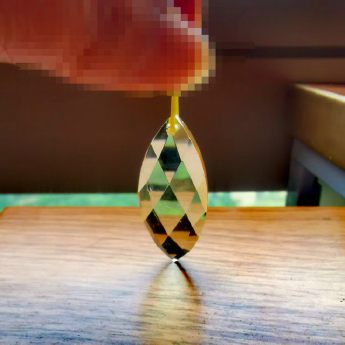黄晶刻面马眼形挂坠 规格35*15*8mm 重量 6克 编码 64000163